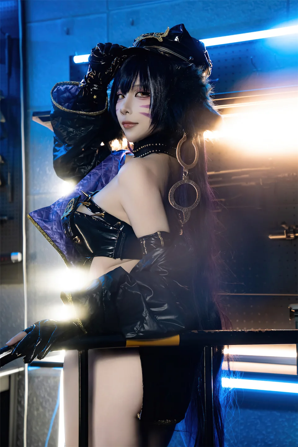 二佐Nisa - No.191 碧蓝航线·武藏 女警 [25P-101MB] tg@simisebaisi 【丝足阁】013.webp